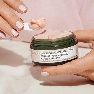 BNIB Biossance Squalane Glycolic Renewal Facial